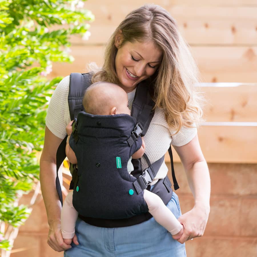 Infantino Flip 4-In-1 Convertible Baby Carrier. 4-Position. Black