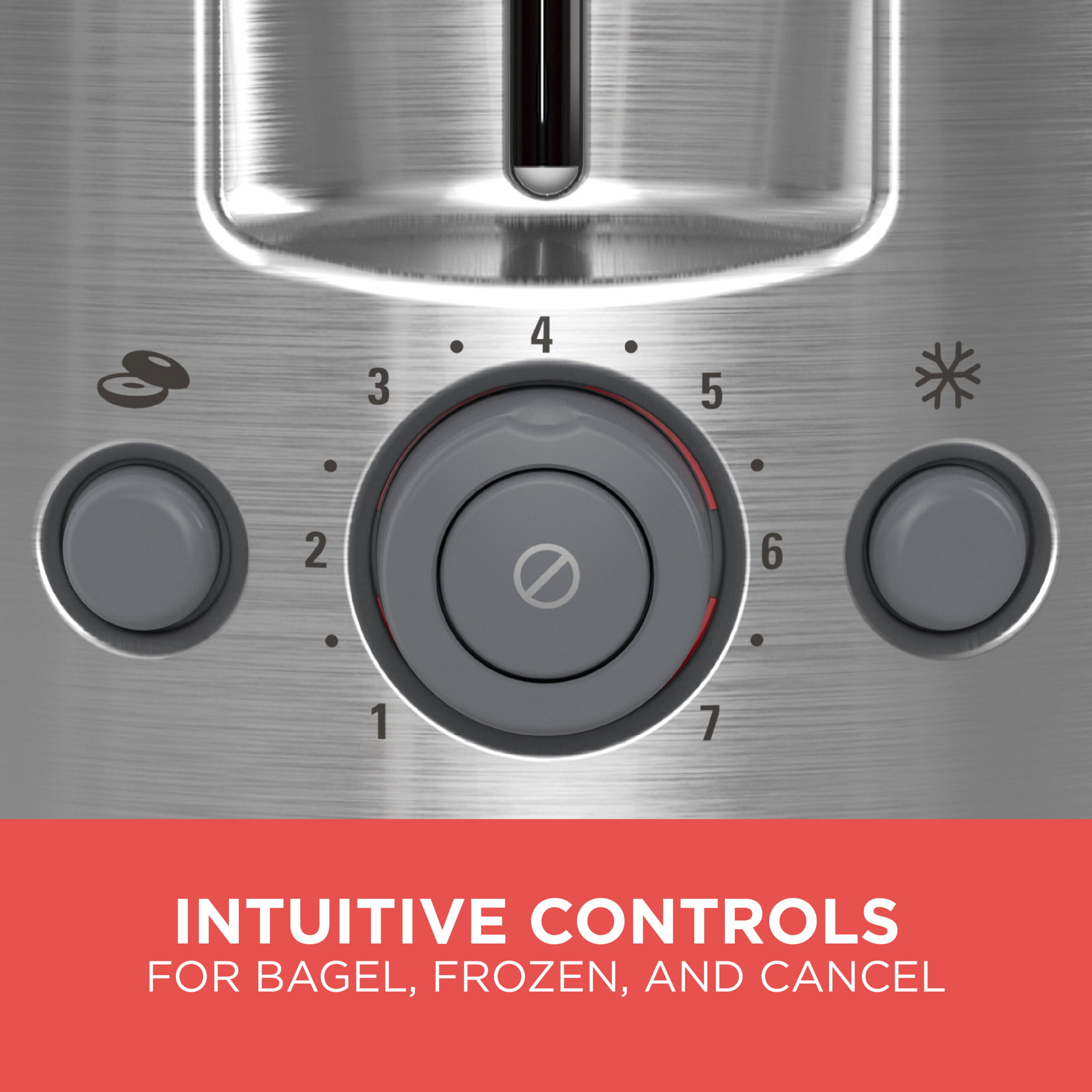 BLACK+DECKER 2-Slice Extra Wide Slot Toaster. Red. Silver. TR1278TRM