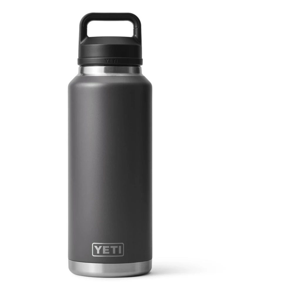 YETI Rambler 46 oz Bottle. Vacuum Insulated. Stainless Steel with Chug Cap. Charcoal