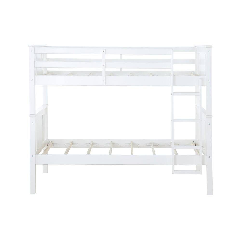 Dorel Living  Dylan White Twin Bunk Bed