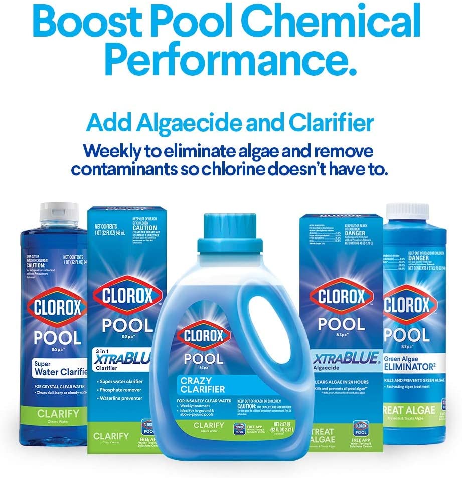 Clorox Pool&Spa XtraBlue 3″ Long Lasting Chlorinating Tablets 25 lb