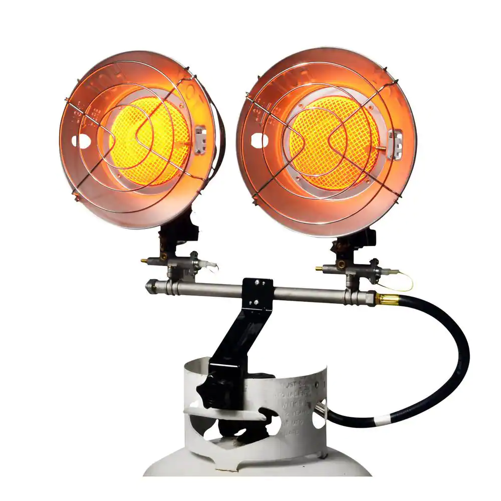 Mr. Heater MHS30T Double Tank Top 30.000 BTU Radiant Propane Space Heater