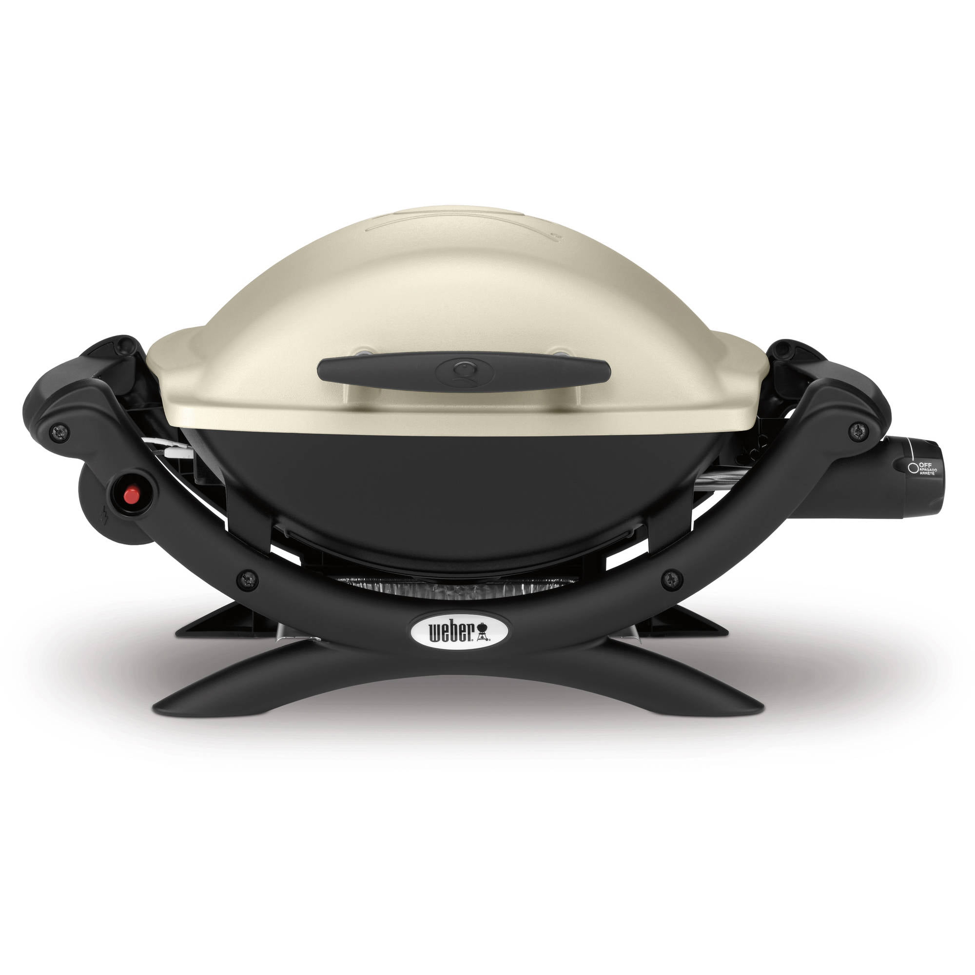 Weber Q 1000 1-Burner Portable Gas Grill. Titanium