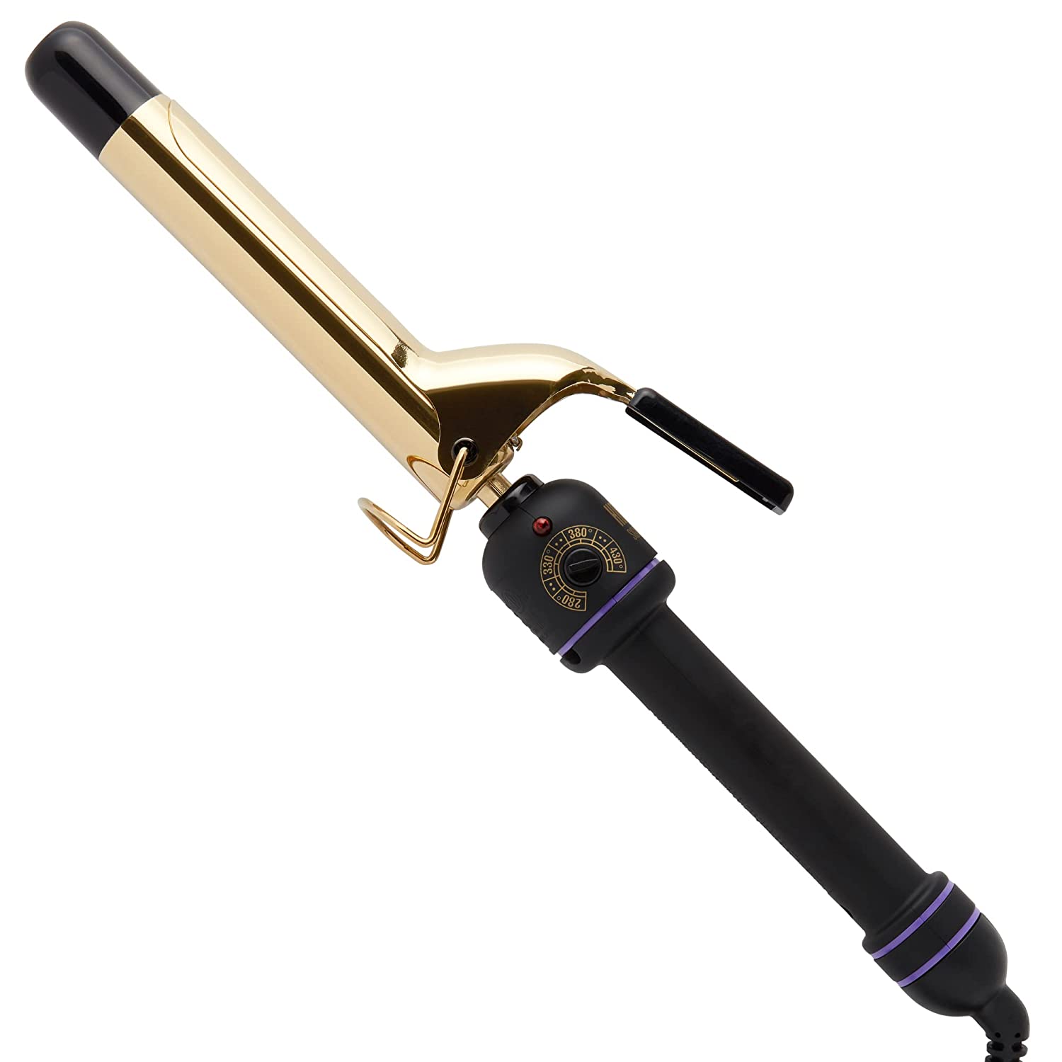 Hot Tools Pro Signature 24K Gold Curling Iron/Wand | Long-Lasting. Defined Curls. (1 in)