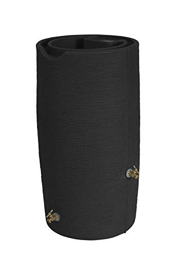 Good Ideas Impressions Stone 65 Gallon Rain Saver - Black