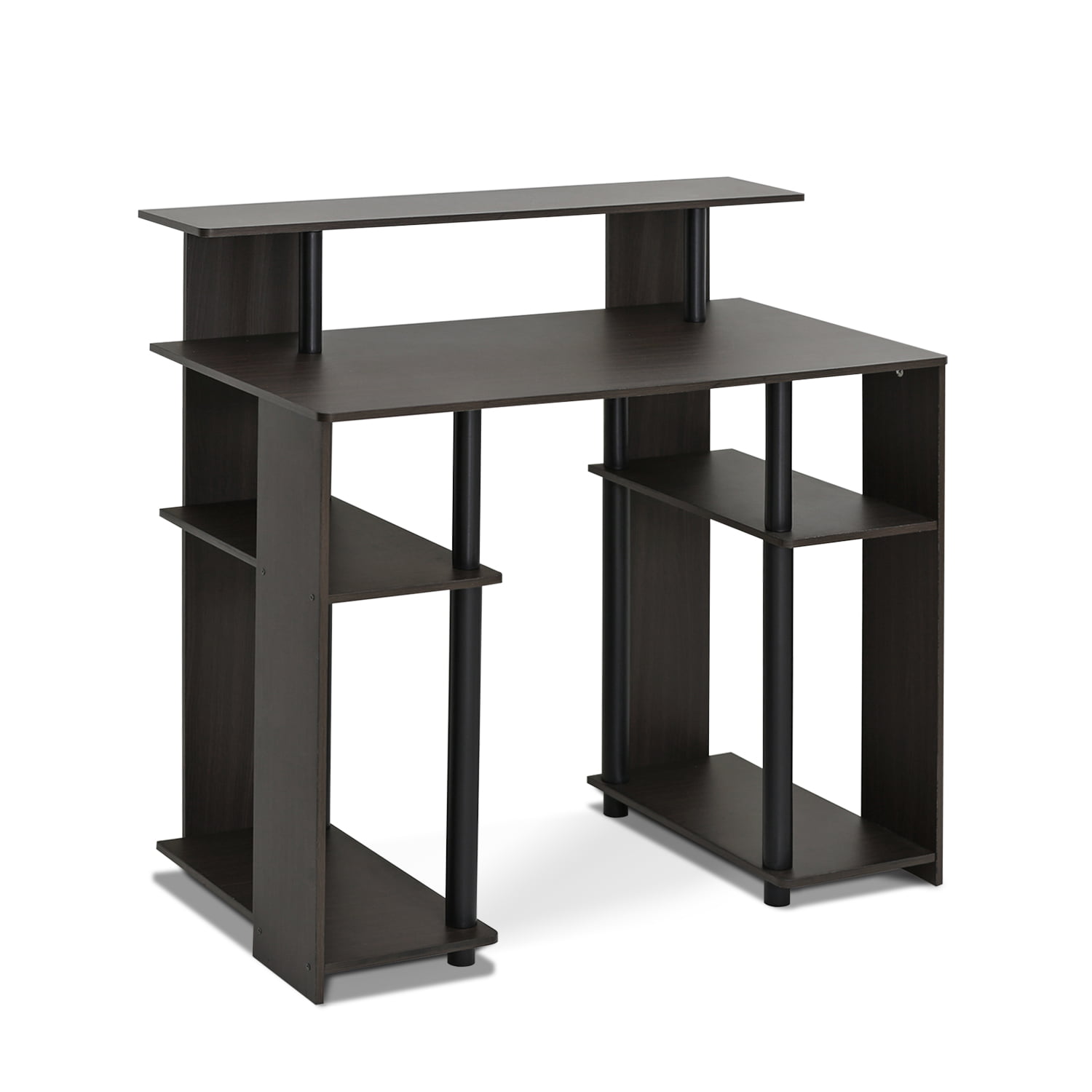 Furinno JAYA Simple Design Computer Writing Desk. Walnut