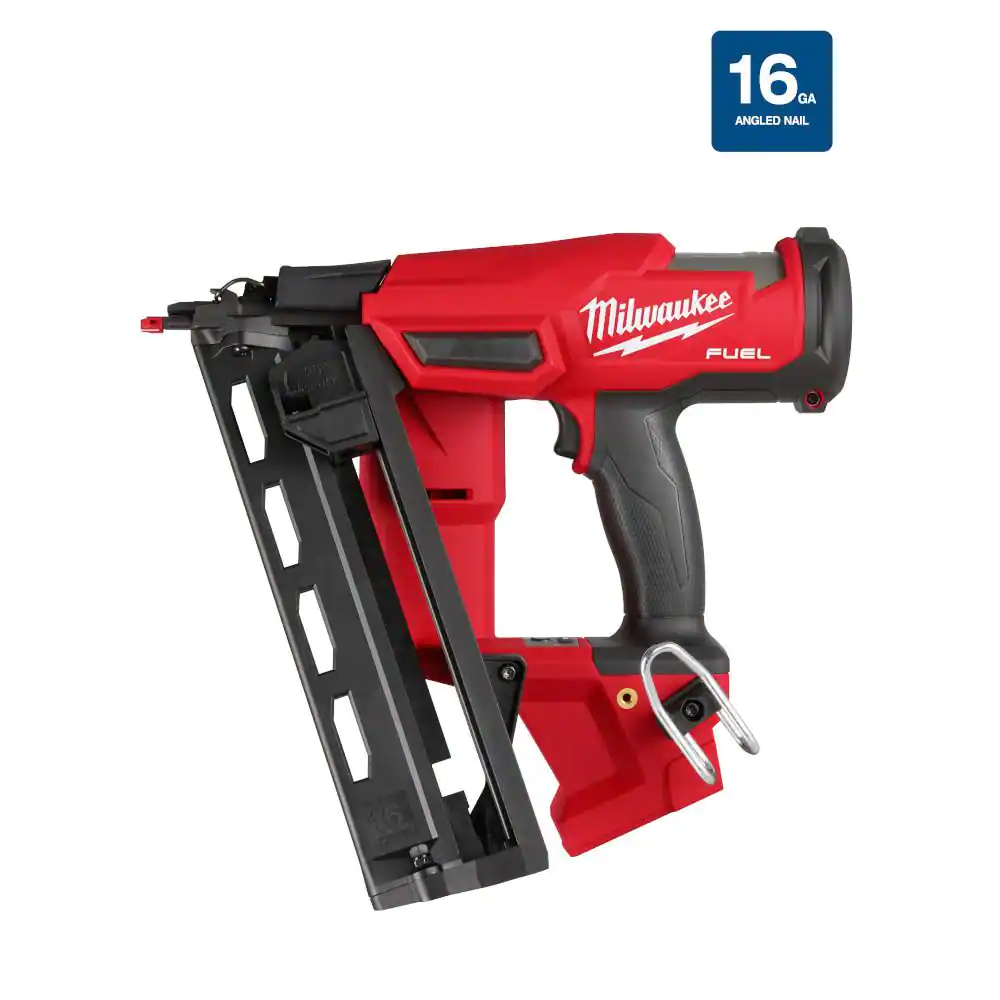 Milwaukee M18 FUEL 2841-20 18-Volt Lithium-Ion Brushless Cordless Gen II 16-Gauge Angled Finish Nailer (Tool-Only)