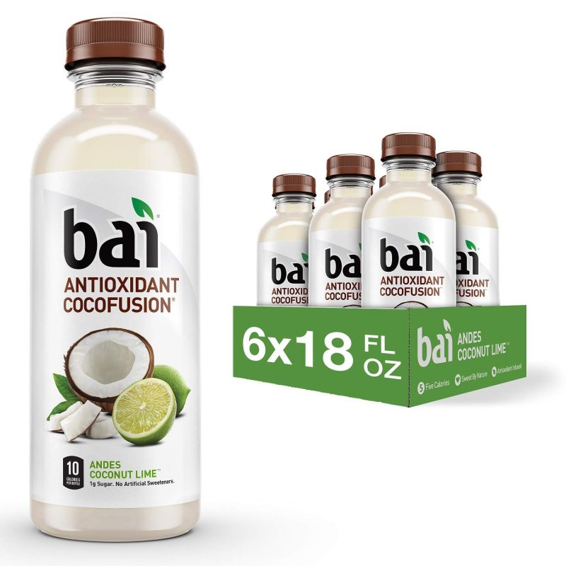 Bai. Andes Coconut Lime. Antioxidant Infused Drinks. 18 Fl Oz. 6 Pack