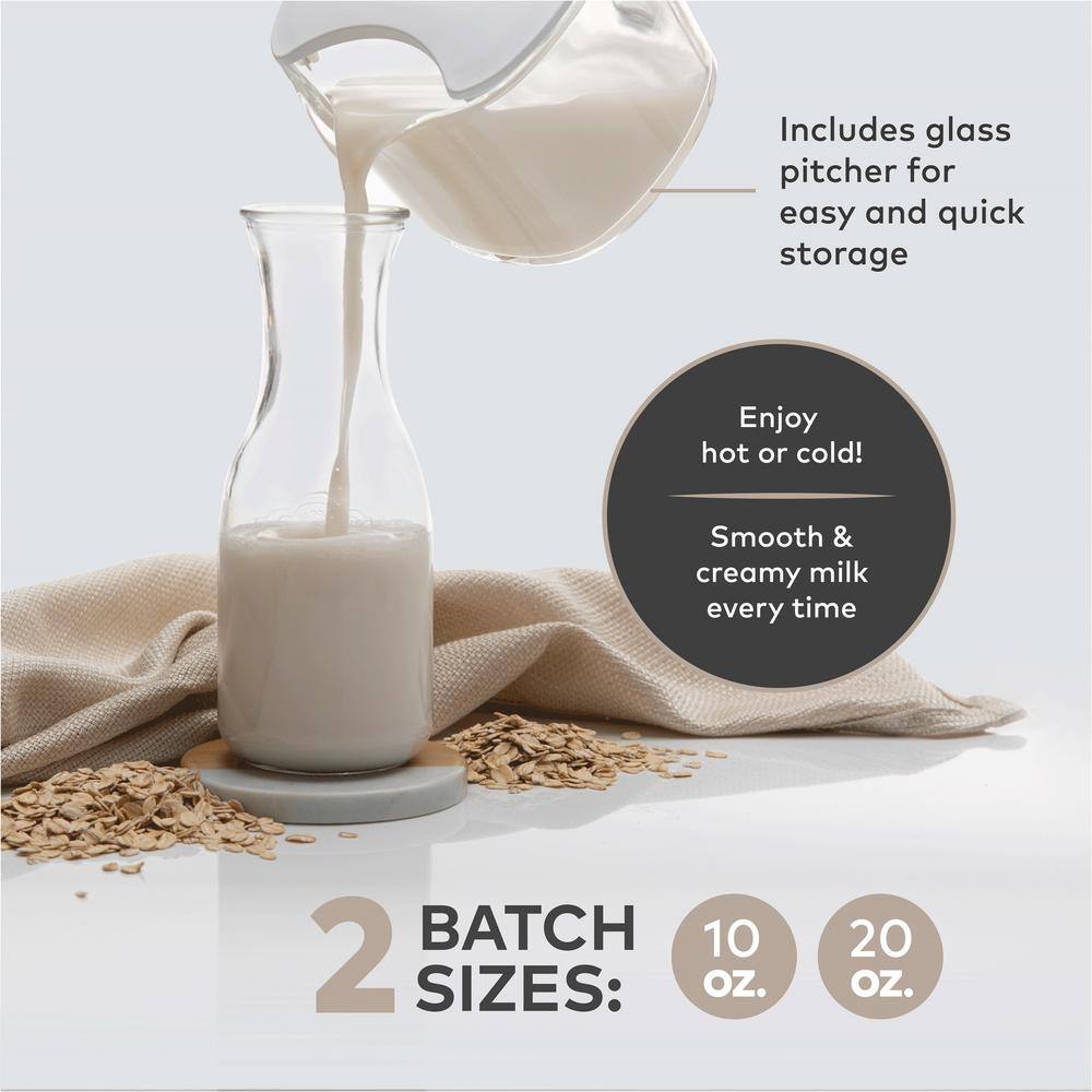 CHEFWAVE  Milkmade Auto Clean White Non-Dairy Milk Maker with 6-Plant-Based Programs