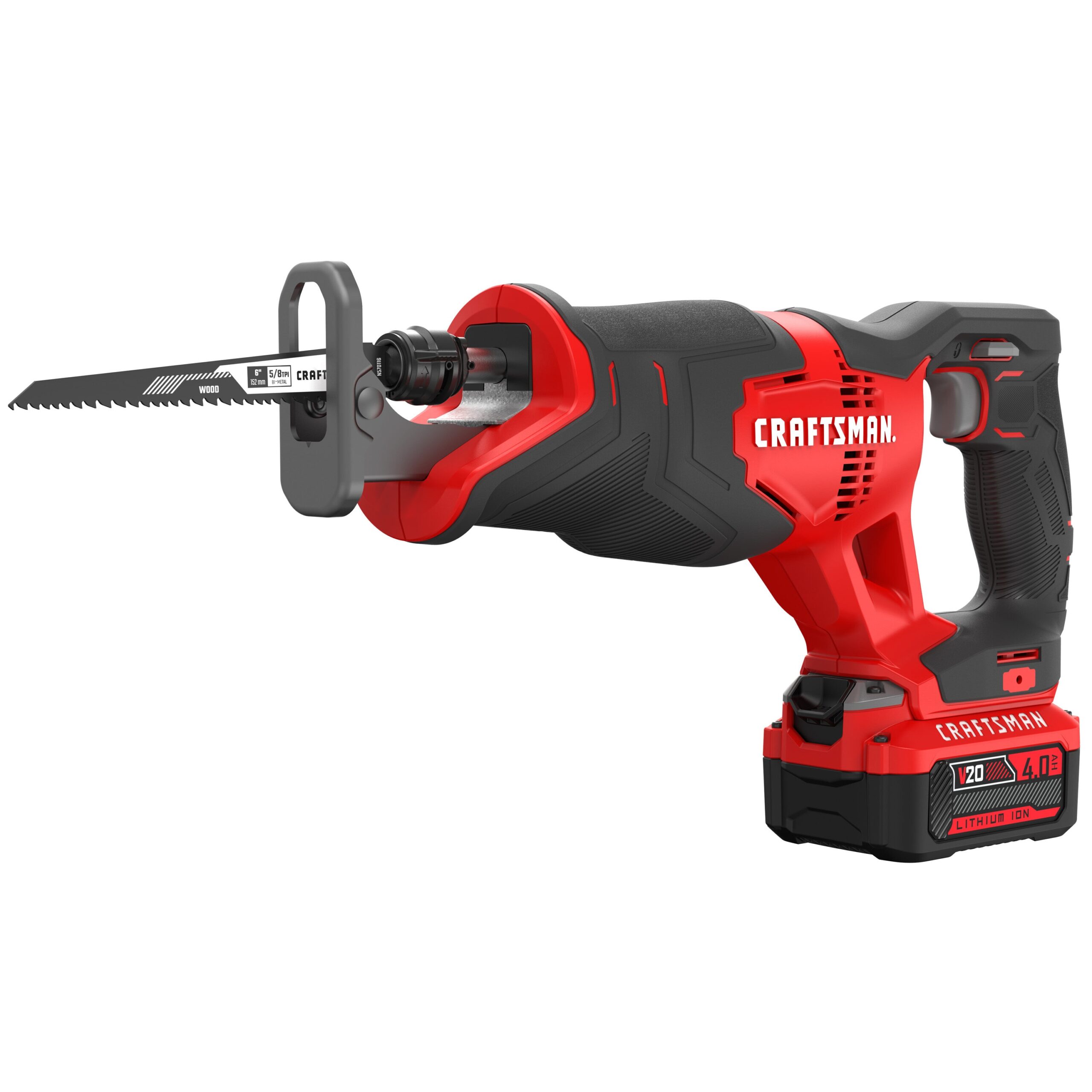 CRAFTSMAN V20 20-volt Max Variable Speed Cordless Reciprocating Saw (Charger Included and Battery Included)