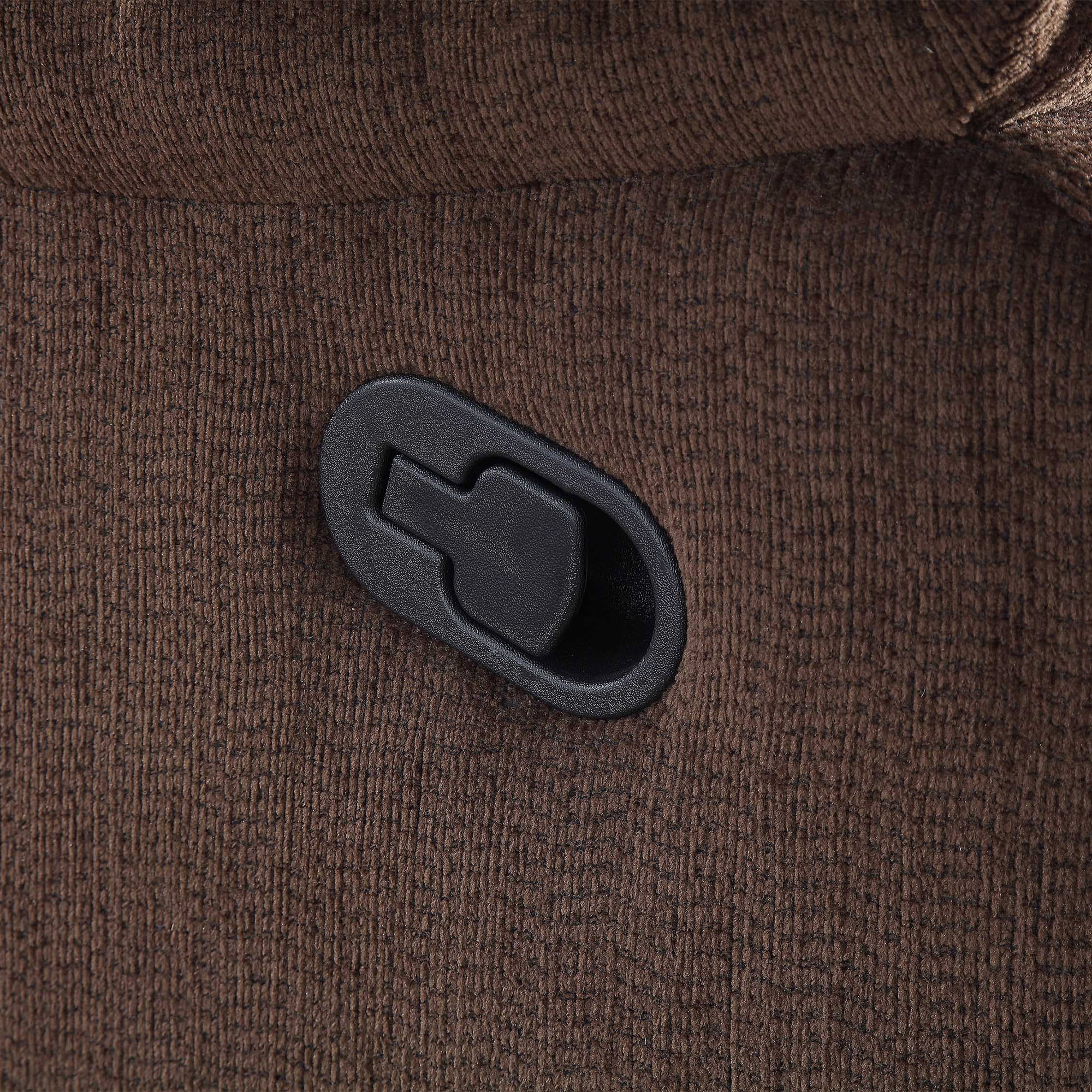 Mainstays Small Space Recliner with Pocketed Comfort Coils. Upholstered. Brown