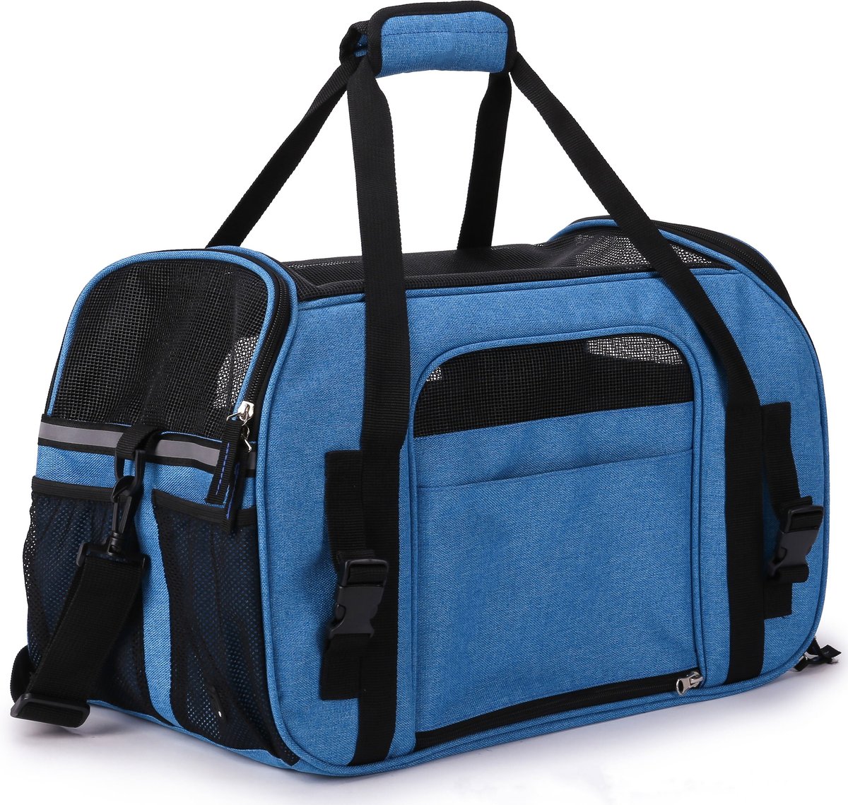 EliteField Soft-Sided Airline-Approved Pet Carrier Bag. Sapphire Blue