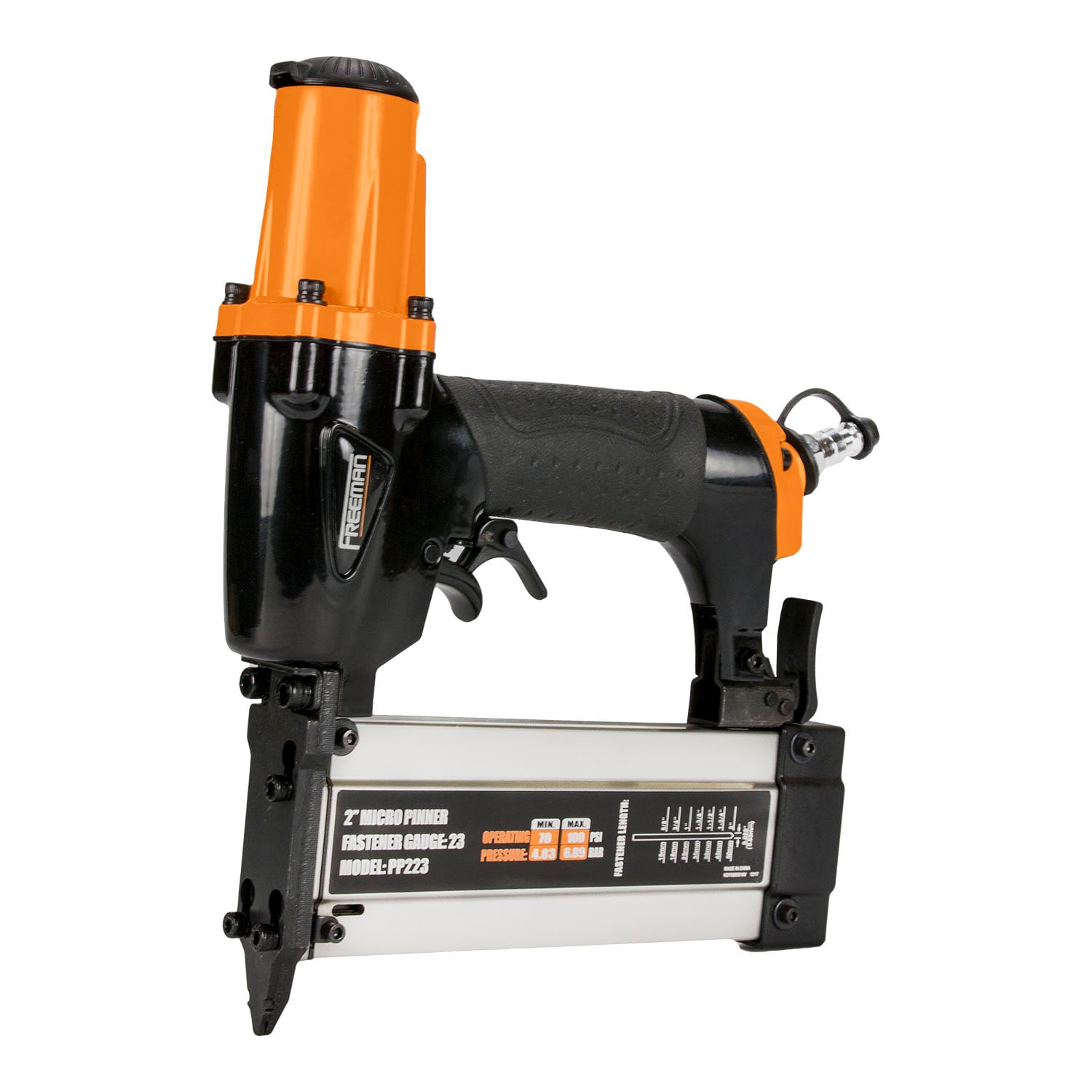 FREEMAN 2 in. with Case 2-in 23-Gauge Pneumatic Pin Nailer