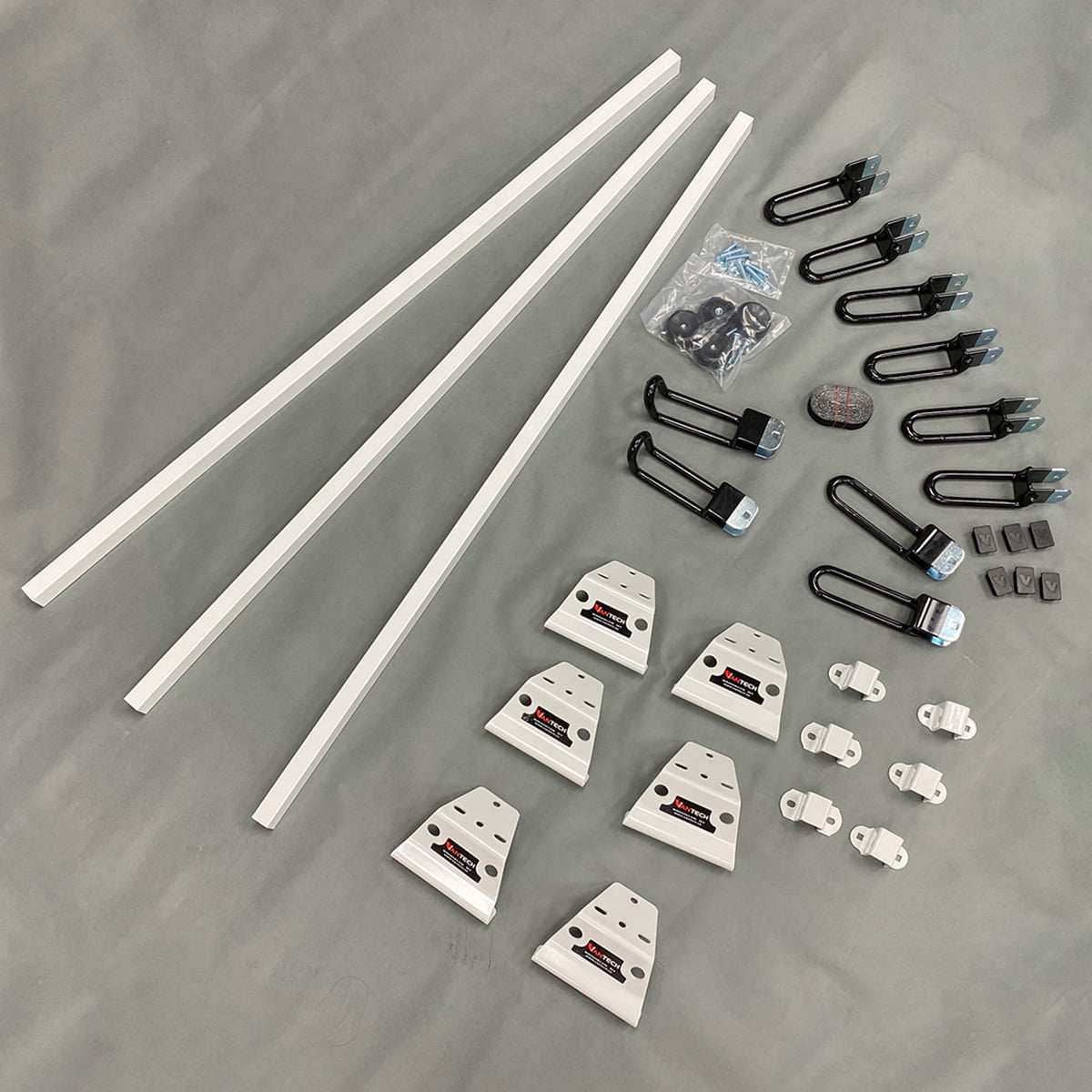 Vantech Heavy Duty 3 Bar ladder roof rack. Fits Nissan NV Cargo Van High Roof