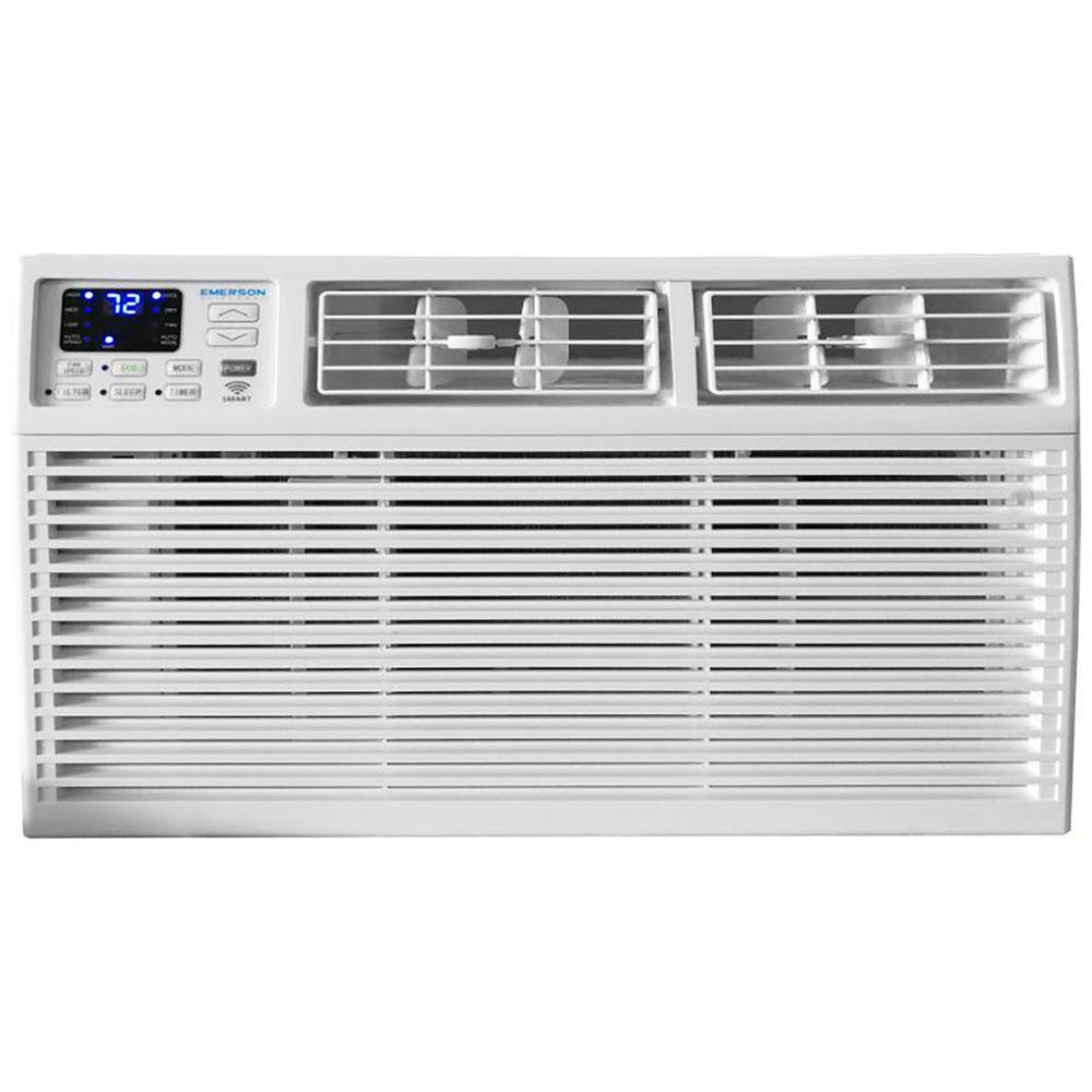 EQK EARC8RSE1 8.000 BTU 115V SMART Window AC with Remote. Wi-Fi and Voice Energy Star Cools Rooms up to 350 Sq. Ft. Timer