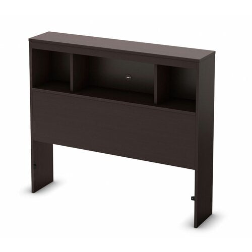 South Shore Spark Bookcase Headboard. Twin. Chocolate