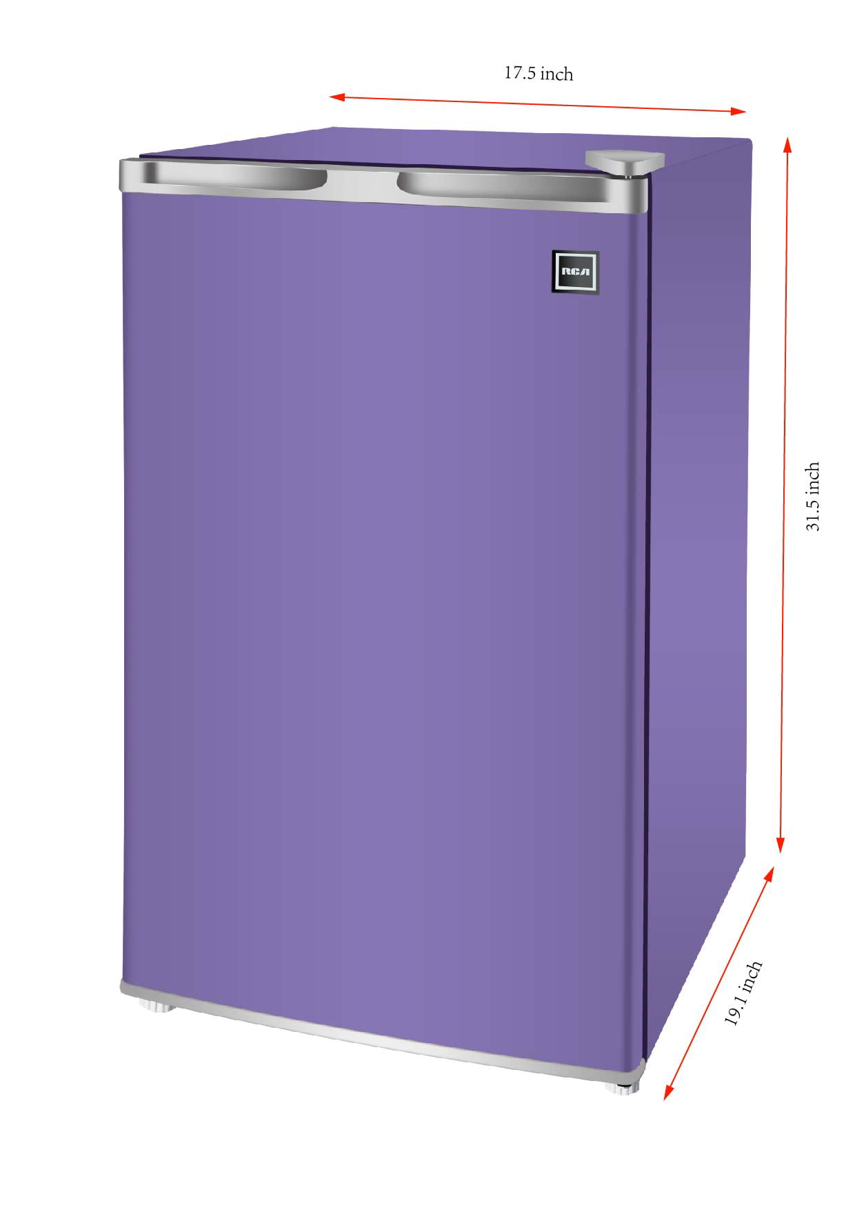 RCA 3.2 Cu. ft. Single Door Compact Refrigerator RFR320. Purple
