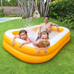 Intex Mandarin Swim Center Inflatable Swimming Pool - Mandarin Orange