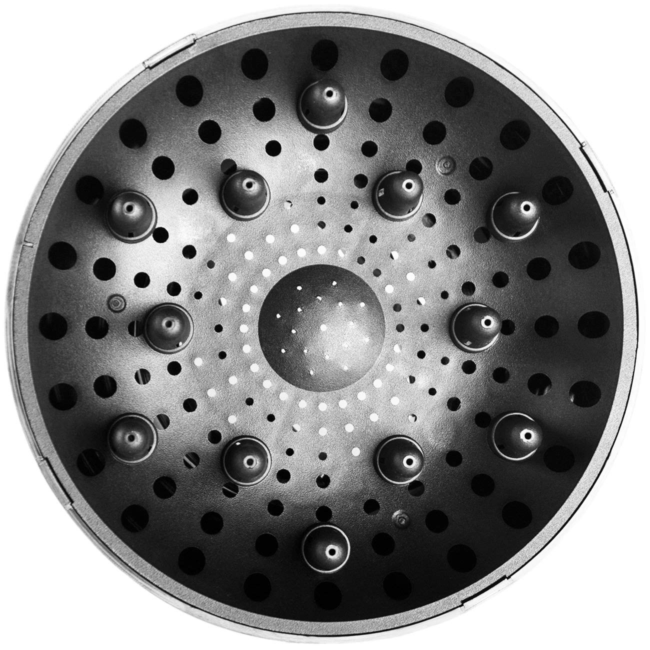 Hairizone Universal Hair Diffuser Adaptable for Blow Dryers with D-1.7-Inch to 2.6-Inch for Curly or Wavy Hair. Shiny Black