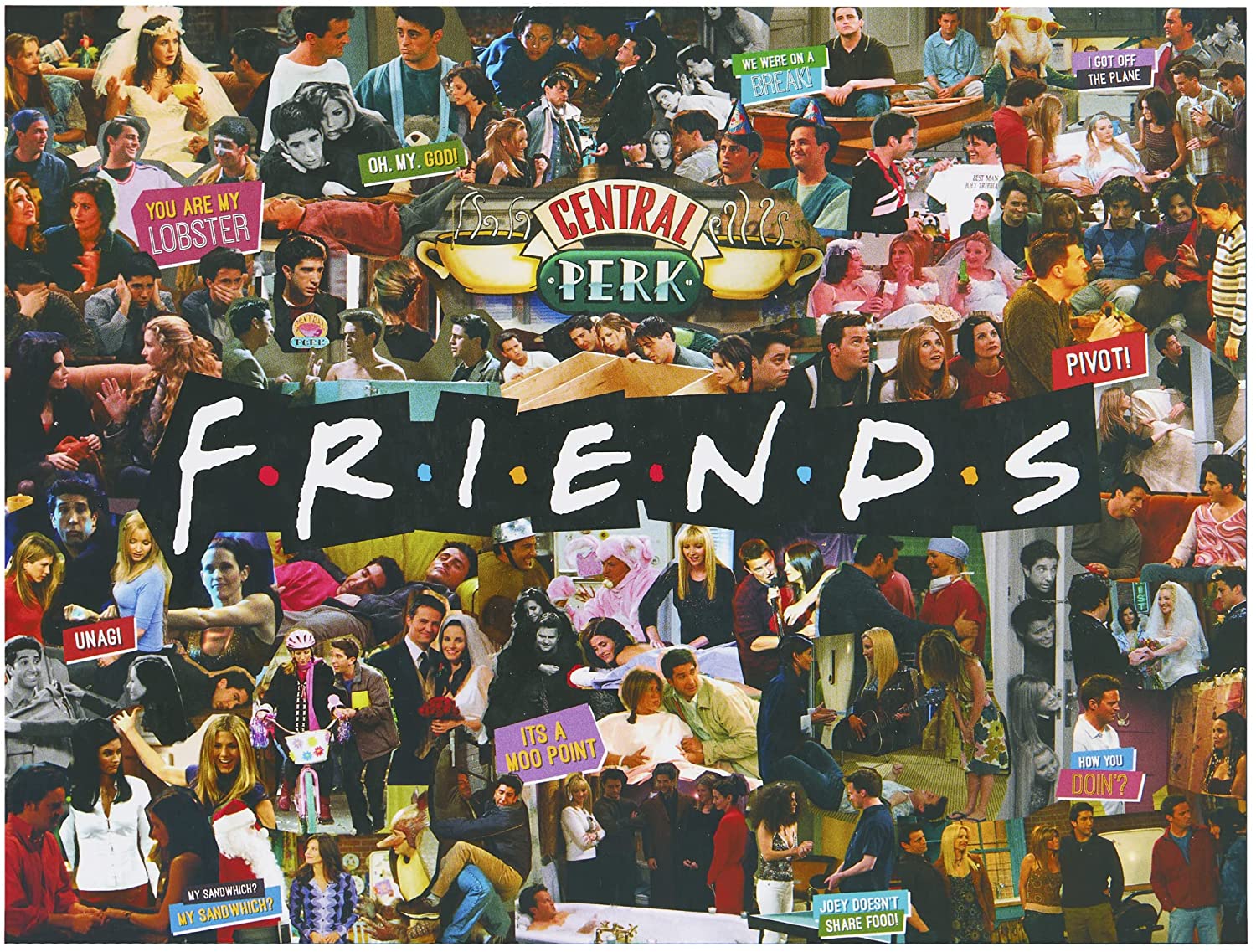Paladone Friends TV Show Collage Jigsaw Puzzle Puzzle-1000 Pieces