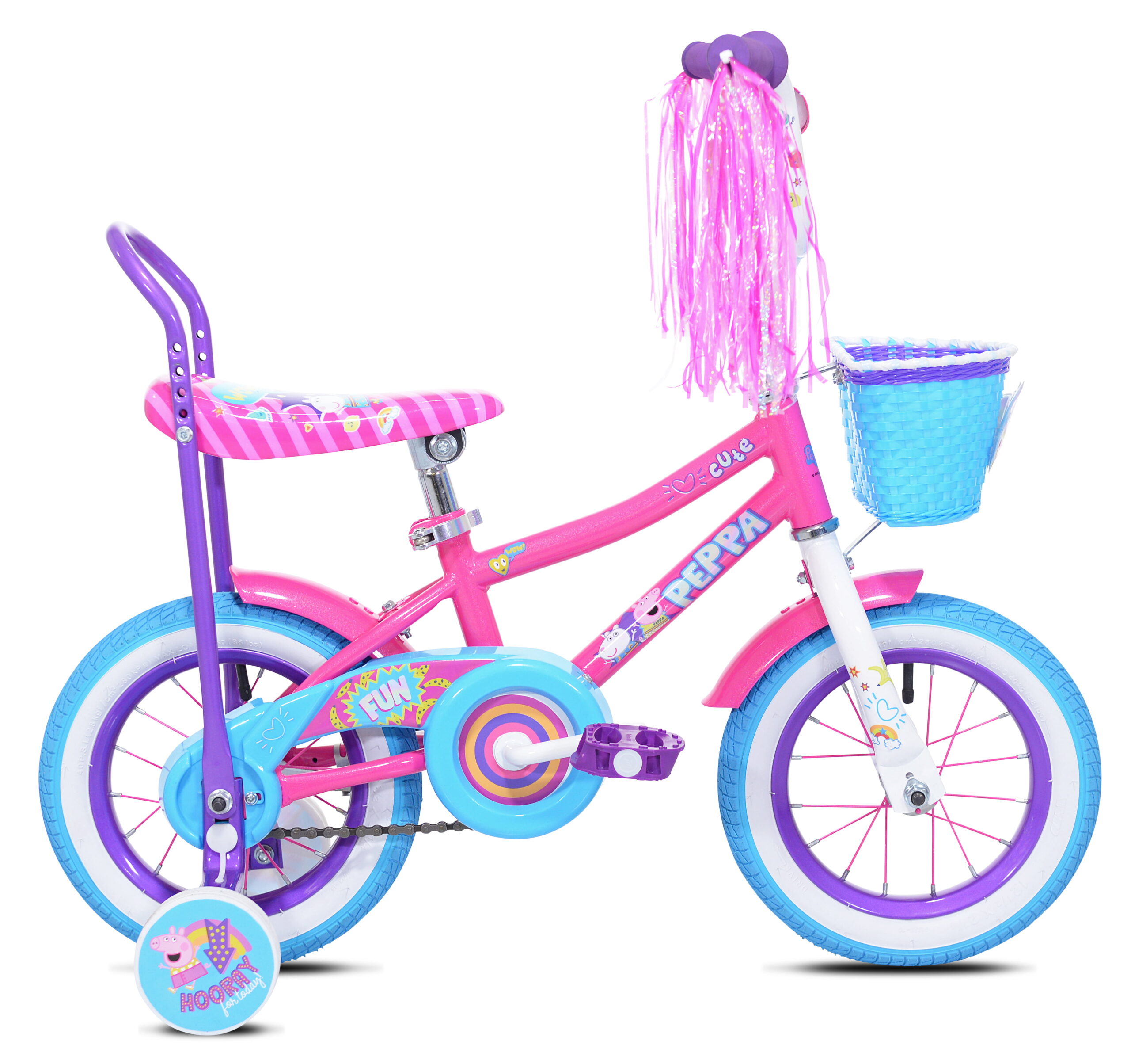 Kent Bicycles 12″ Peppa Pig High Rise Girls Bicycle. Pink