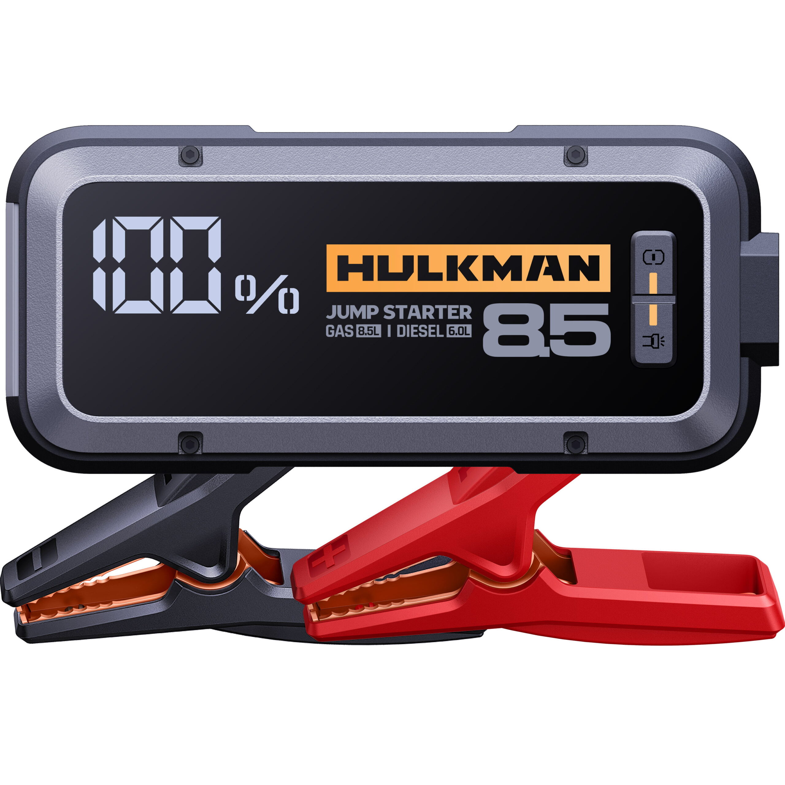 HULKMAN Alpha 85 Jump Starter 2000 Amp Portable Car Starter with LED Display for up to 8.5L Gas and 6L Diesel Engines