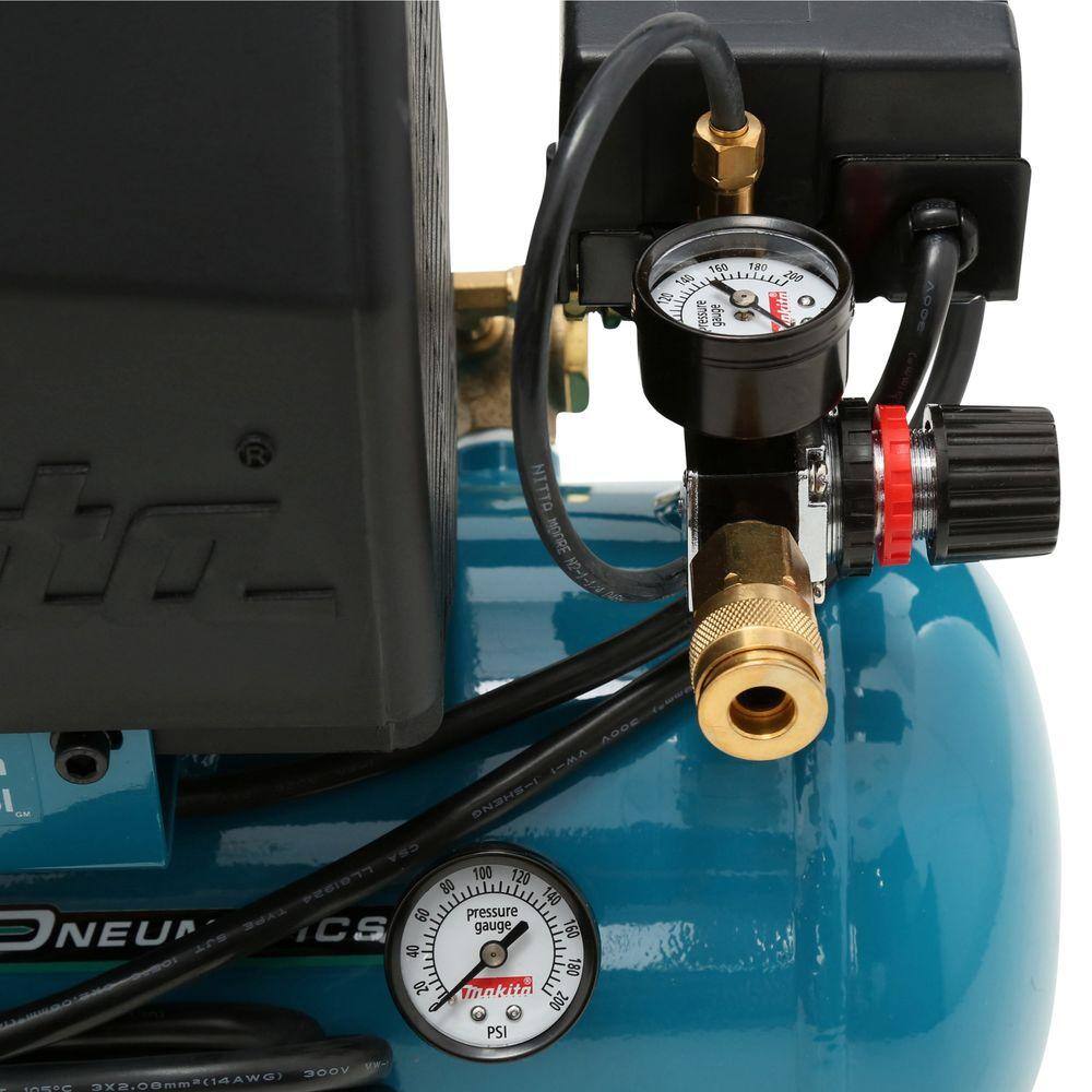 Makita MAC700 2.6 Gal. 2 HP Portable Electrical Hot Dog Air Compressor