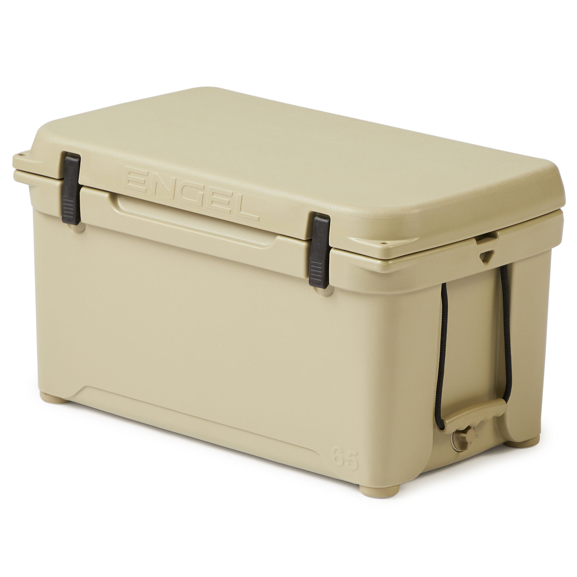 Engel 14.5 Gallon 70 Can 65 High Performance Seamless Roto Molded Cooler. Tan