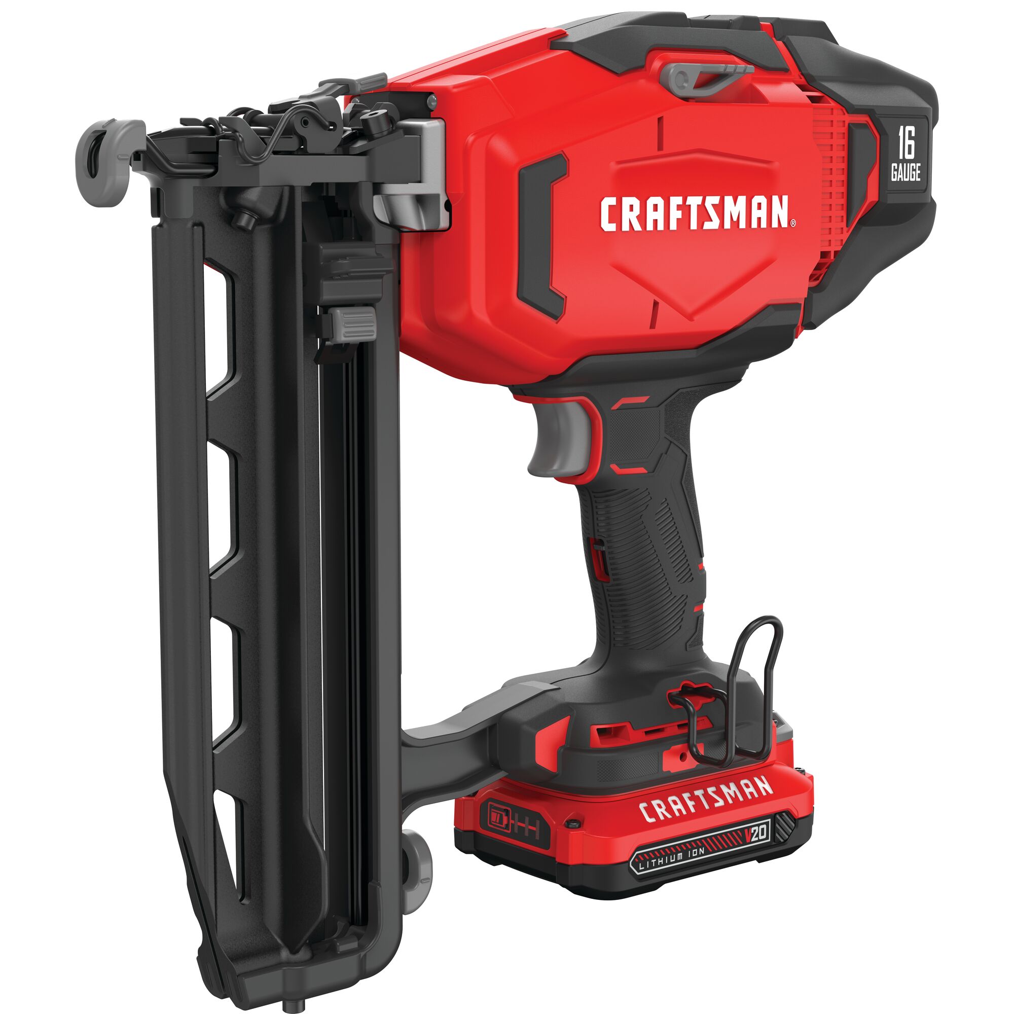 CRAFTSMAN V20 2.5-in 16-Gauge Cordless Finish Nailer (Battery & Charger Included)
