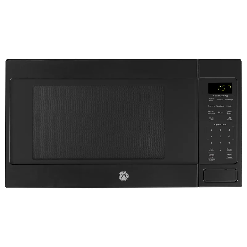 GE JES1657DMBB 1.6 cu. ft. Countertop Microwave in Black with Sensor Cooking
