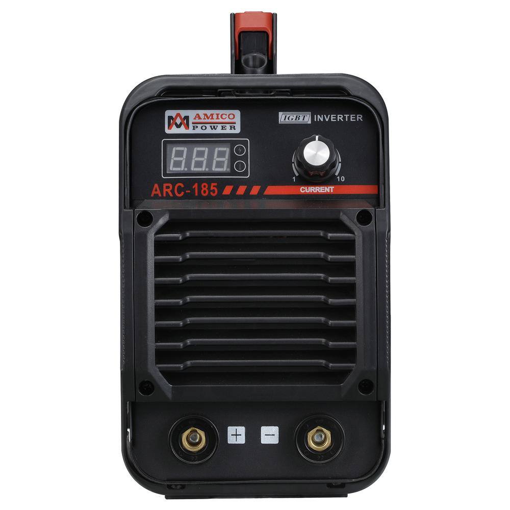 AMICO POWER ARC-185 180 Amp Stick Arc 115-Volt and 230-Volt Welder Dual Voltage Input Welding Machine