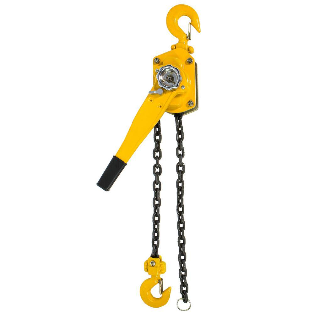 XtremepowerUS 58106-H 3-Ton Steel Block Chain Lever Hoist Puller Lifter 5 ft.