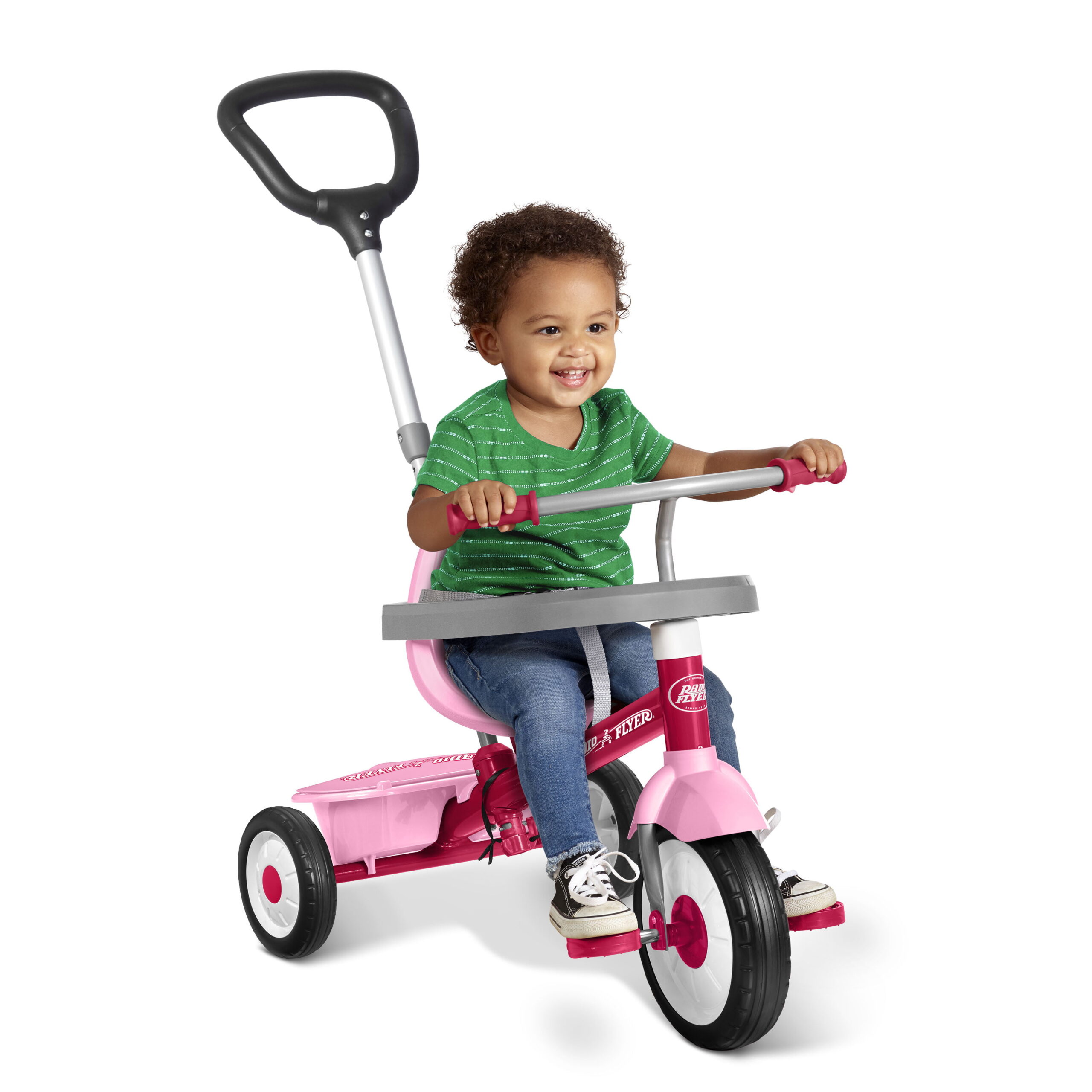 Radio Flyer. 3-in-1 Stroll ‘N Trike. 3 Stages Grows with Child. Pink Tricycle
