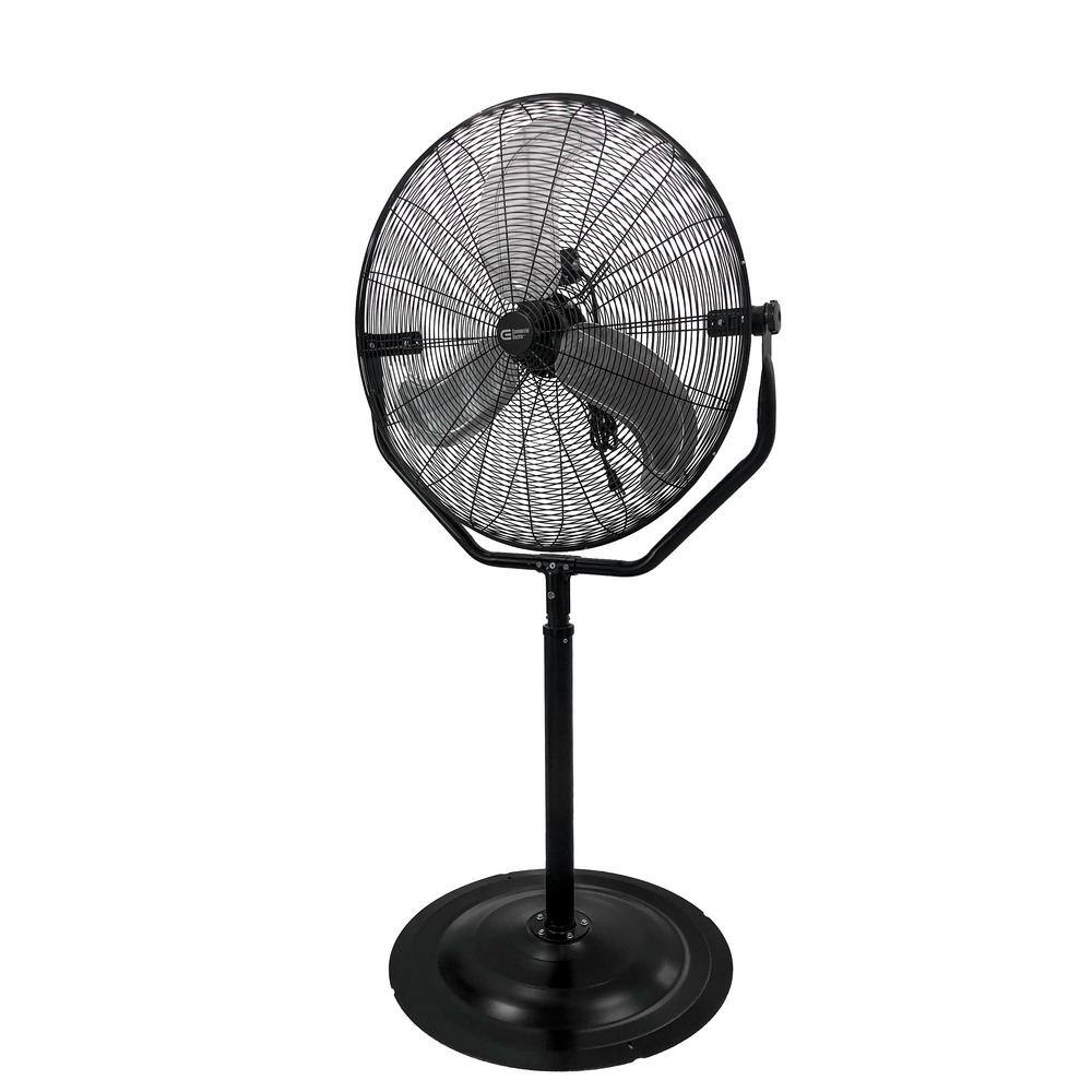 Commercial Electric SFSC1-750S Adjustable-Height 30 in. Easy-Assembly Pedestal Fan