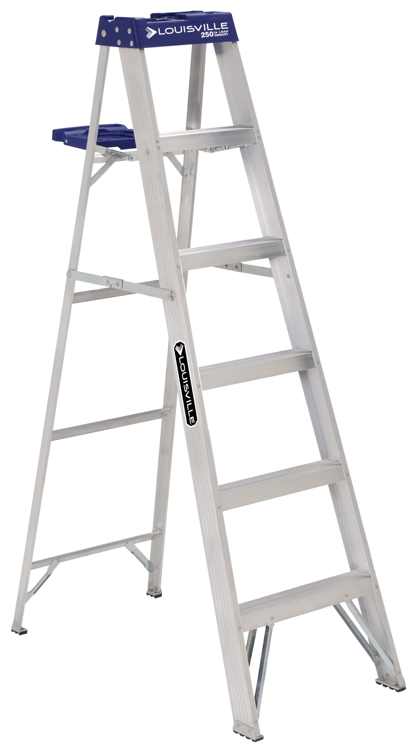 Louisville Ladder As2106 6 Ft. Aluminum Step Ladder. Type I. 250 Lbs. Load Capacity