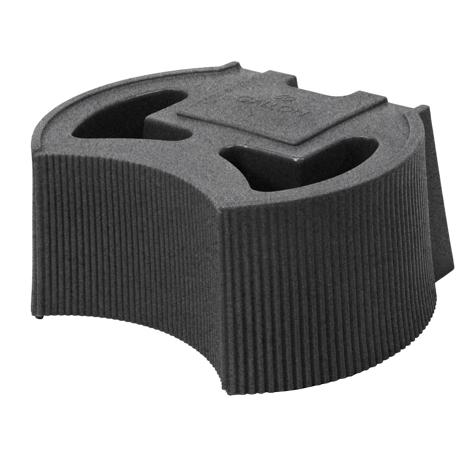 Good Ideas Rain Wizard Urn Rain Barrel Stand. Dark Granite