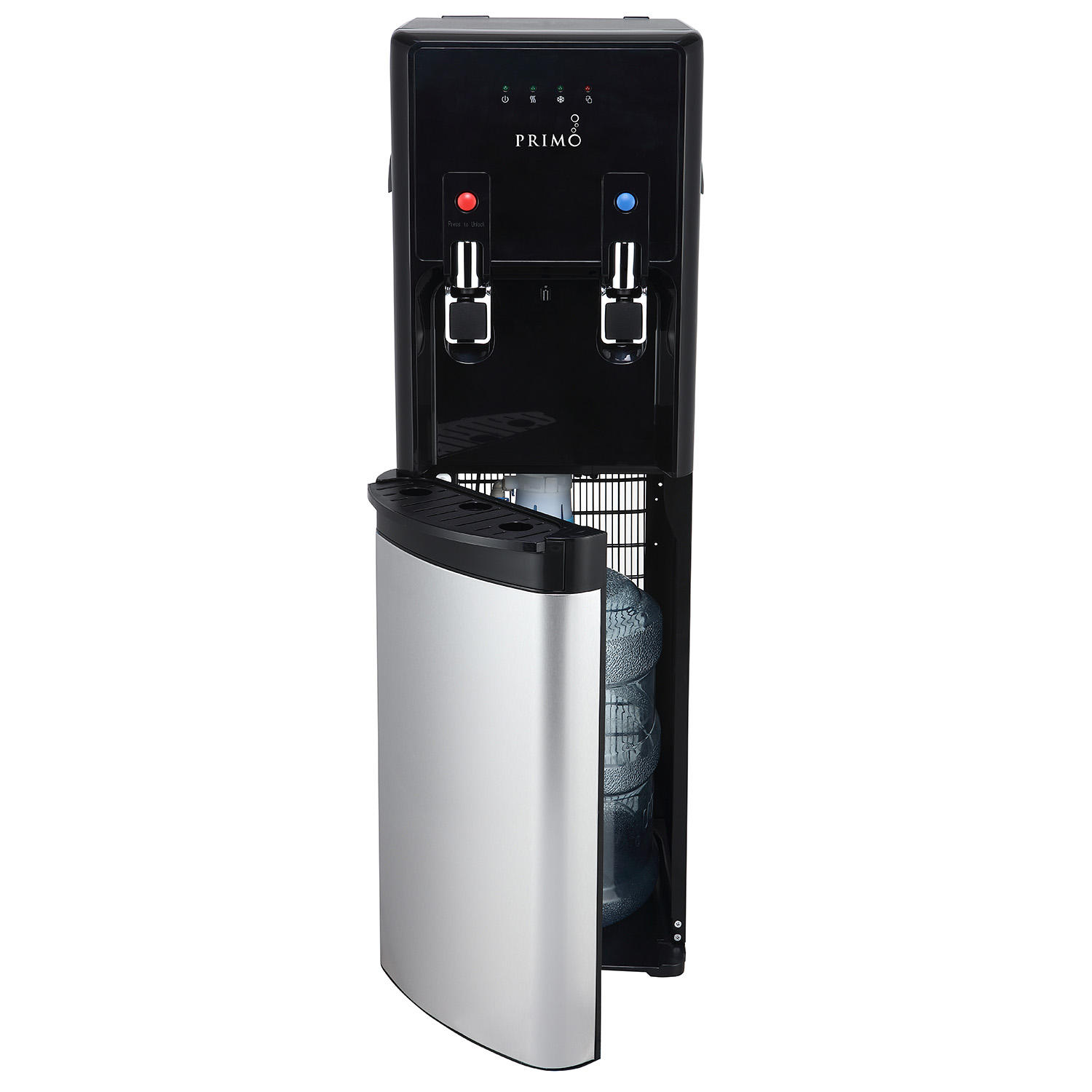 Primo Pro-Plus Bottom-Load Hot and Cold Water Dispenser. Black