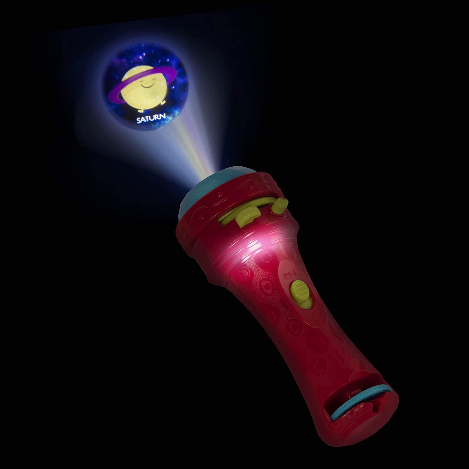 B. toys Children'S Projector Flashlight with Image Reels. Red