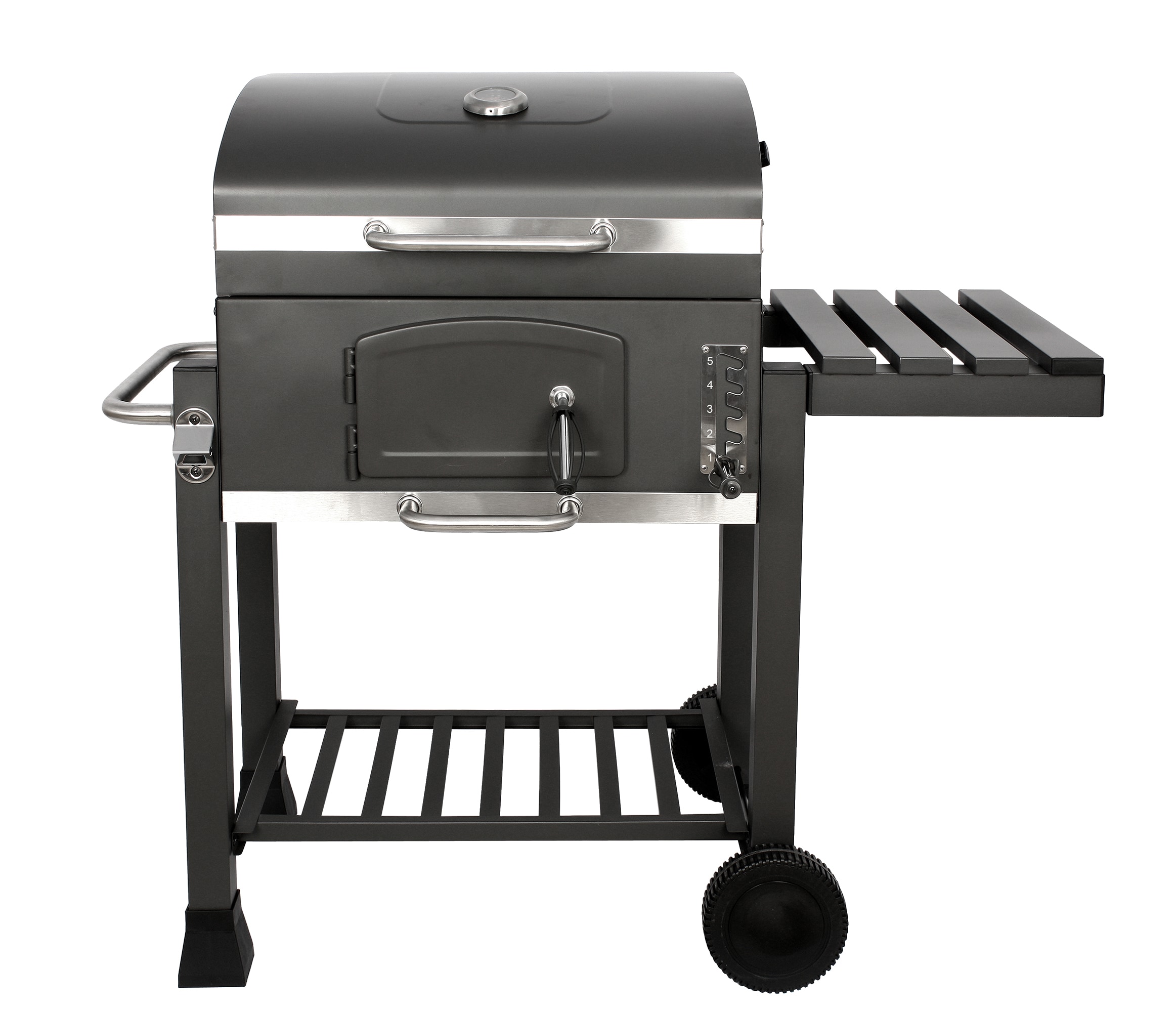 GRILLFEST 24-in W Black Charcoal Grill