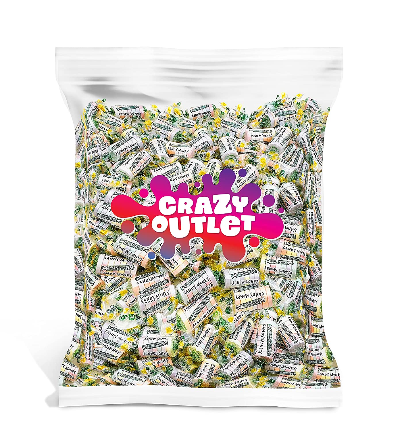 CrazyOutlet Smarties Money Rolls Candy. Original Flavors. 2 lbs
