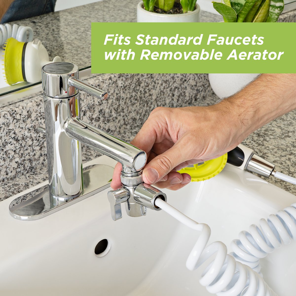 Wondurdog Sink Faucet Pet Wash Kit