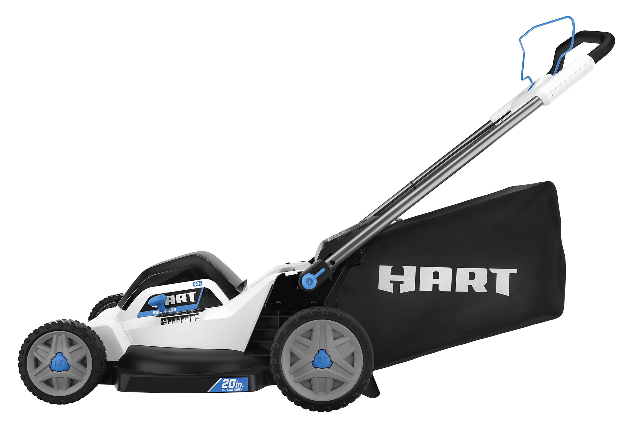 HART 40-Volt Cordless 20-Inch Push Mower (1) 6.0 Ah Lithium Ion Battery