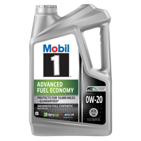 Mobil 1 Advanced Fuel Economy 0W-20 Full Synthetic Motor Oil. 5 Quart