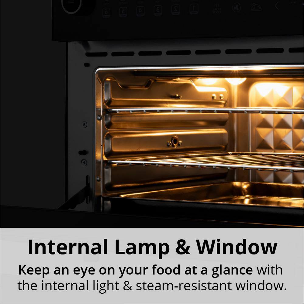 ARIA  Ariawave 36 Qt Black Air Fryer Oven