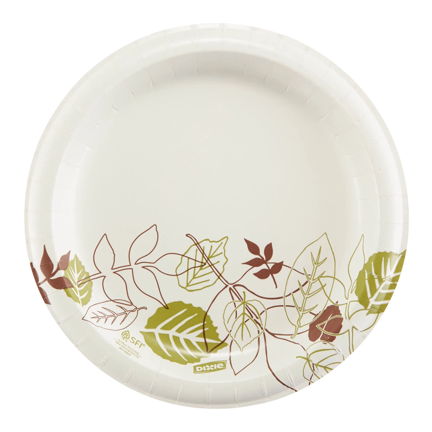 Dixie 8.5 Medium-Weight Paper Plates in Dispenser Box. Pathways - UX9PATHPB (600 ct.)