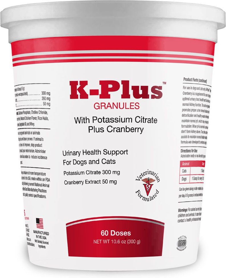 K-Plus Potassium Citrate Plus Cranberry Granules for Dogs & Cats