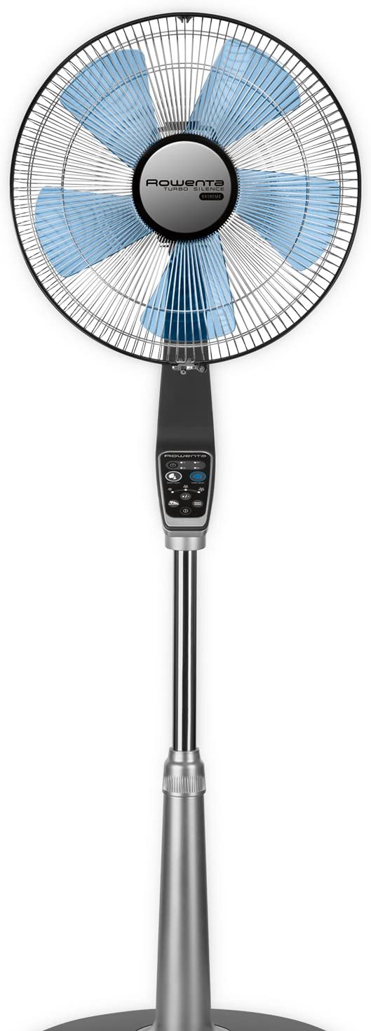 Rowenta VU5670 Turbo Silence Oscillating Fan. Standing Fan. 5 Speed Fan with Remote Control