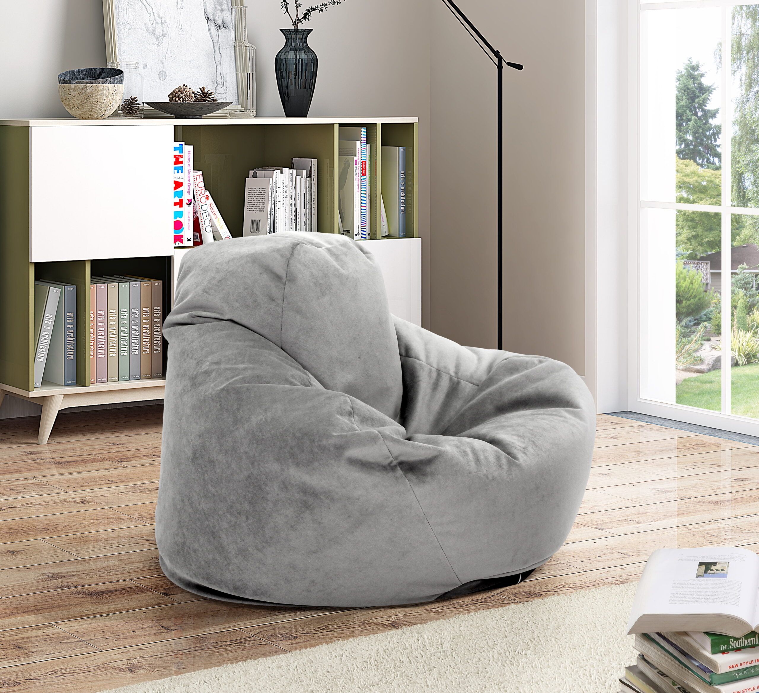 Mainstays Bean Bag Chair. Storm