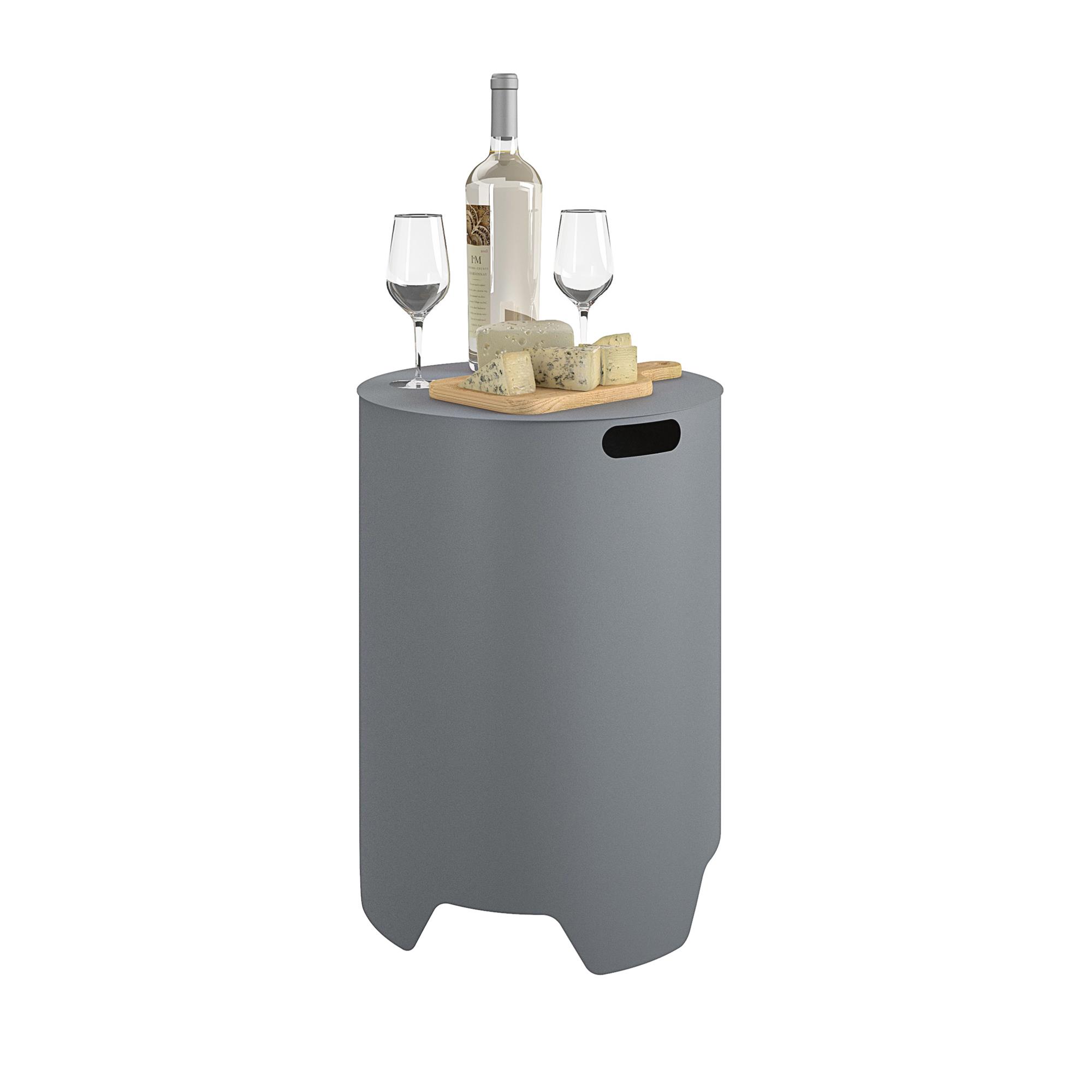 CosmoLiving by Cosmopolitan. Astra Collection. Propane Tank Holder. Dark Gray