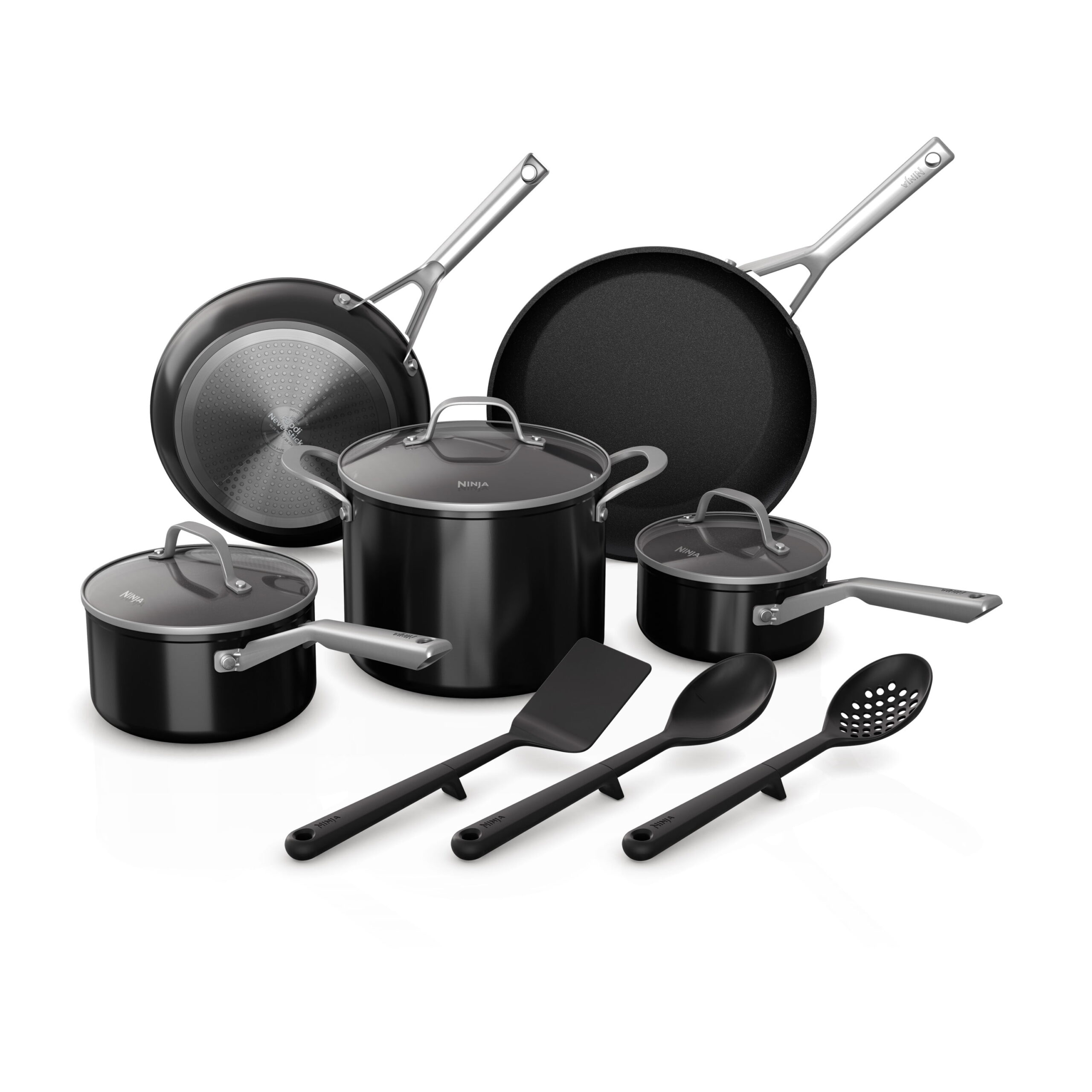 Ninja Foodi NeverStick Essential 11-Piece Cookware Set. C19600